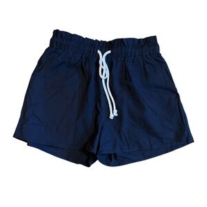 Women’s Black Shorts Paperbag Waist Elastic Drawstring Waist NWOT Size Medium‌‌